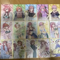 五等分の花嫁 イラストカードセット　ポストカード