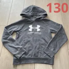 アンダーアーマー　パーカー　130 グレー