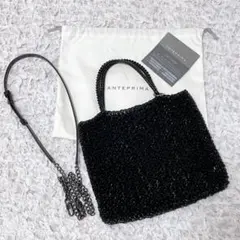 極美品✨アンテプリマ スタンダード スクエア ミディアム チントゥリーノ付き 黒のサムネイル