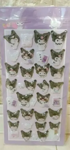 【新品】サンリオ　クロミちゃん　　ボンボンドロップシール　クロミ