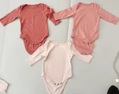 next baby 長袖ボディスーツ 3点セット