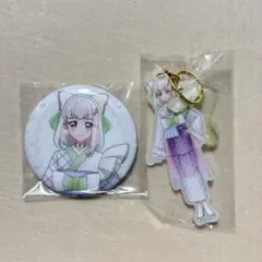 プリキュア キミプリ 田中メロン・田中プリン ハロウィン 缶バッジ