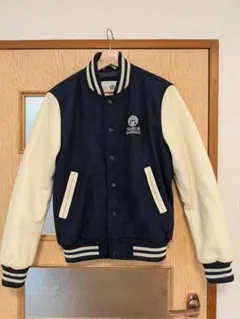 FRANKLIN MARSHALL スタジャン XS ネイビー/アイボリー