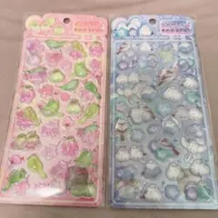 残り2点‼️うるちゅるポップシール ぷくぷく3Dシール シマエナガ