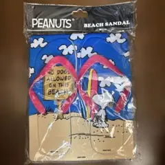 PEANUTS ビーチサンダル スヌーピー24cm新品未使用　値下げ‼️