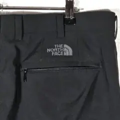 美品 ノースフェイス スラックス ストレッチパンツ タックパンツ 黒 86 XL