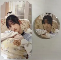 LE SSERAFIM ルセラ　カズハ　カフェ特典　缶バッジ