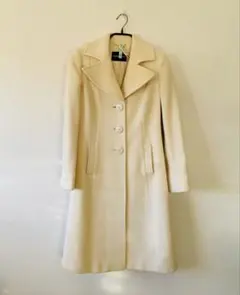 EMPORIO ARMANI クリーム色 ロングコート　38
