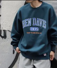 BEN DAVIS スウェット トレーナー ダークグリーン 1935年製