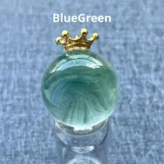 ☺*️様 レジン作家さんのブルーグリーン宇宙玉26mm