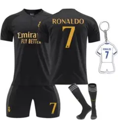 新品ロナウド サッカーウェアセット サッカーユニフォーム 120