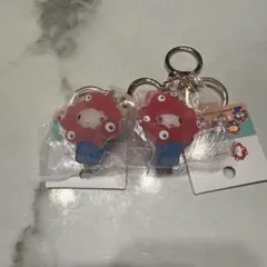 ミャクミャク　サンリオ　クリア　キーホルダー　ハローキティ　マイメロディ