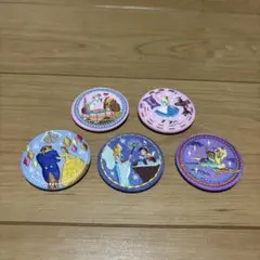 ディズニー 刺繍缶バッジ