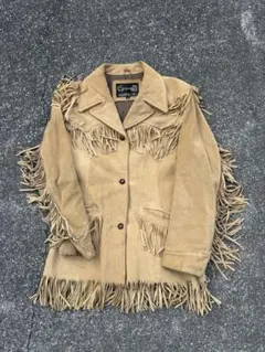 希少 70s Sears WPL11110 70s フリンジスエード