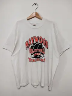 90s USA古着 バレーボール 両面プリント シングルステッチ Tシャツ