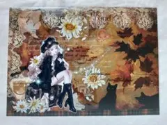 0917-02 ハロウィンクリアファイル封筒♪　おすそ分けファイル