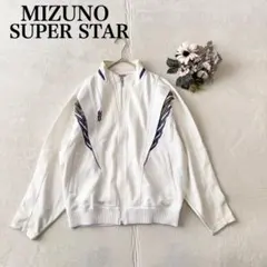 【ミズノ】ジップアップジャージ（L)シンプル カジュアル 刺繍ロゴ