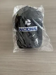 アイルトンセナ　Nacional 刺繍ロゴ キャップ 黒