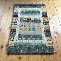ウールギャべ 手織り 72×139cm キッチンマットサイズ 新品未使用