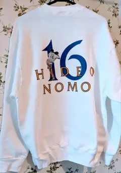 ✰︎ 激レア ✰︎ 90s ドジャース 野茂英雄NOMO 住友生命コラボ スウェット 90's USA製 Dodgers 