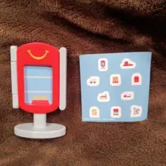 第一弾 ミニチュアマクドナルド おもちゃディスプレイ
