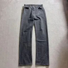 80s ヴィンテージ Levi’s 501 ブラックデニム 先染め USA製