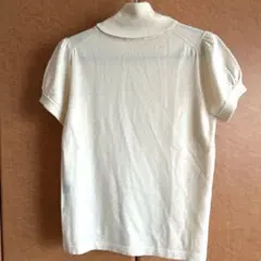 UNTITLED アンタイトル　半袖ニット　ハイネック　秋冬