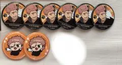 まねきねこ　呪術廻戦　缶バッジ　8個セット