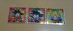 ドラゴンボールマンチョコz シール 3枚