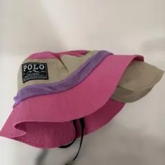 POLO バケットハット ピンク/ベージュ/紫のサムネイル