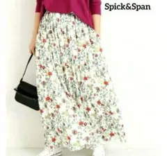 週末お値下げ⭐Spick&Span スピック&スパン フラワープリントスカート