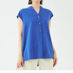 【新品・未使用】green label relaxing バックプリーツブラウスのサムネイル