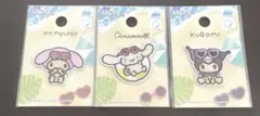 ダイソー サンリオ 日焼けワッペン マイメロ クロミ シナモロール 新品