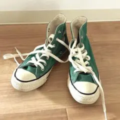 CONVERSEオールスター　グリーン　23.5センチ