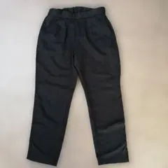 無印良品　黒 スラックス テンセル製　両ポケットレディースパンツ