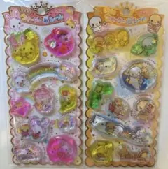 正規品 キラキラウォーターインシール なっとうちゃん フワフワらびちゃん