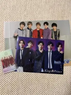 King & Prince クリアポスター2枚セットとアクリルスタンド