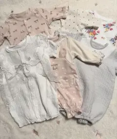 ベビー服ロンパースセット 50〜60