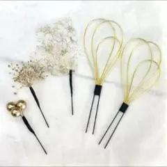 和装髪飾り　成人式　卒業式　水引　ヘッドパーツ　アレンジ