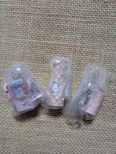 サンリオ　レトロミニチュアチャーム２ おまとめ３点　ガチャ　カプセルトイ