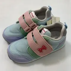 【新品】ホットビスケッツ 17cm スニーカー 女の子 シューズ ミキハウス 靴