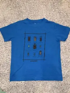 モンベル 昆虫プリント Tシャツ サイズ100 青