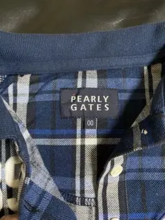 PEARLY GATES チェック柄ノースリーブシャツ 00