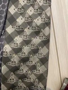 チェック柄ネクタイ　vivienne westwood