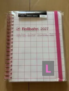 Rollbahn ロルバーン ダイアリー 2027 L ピンク