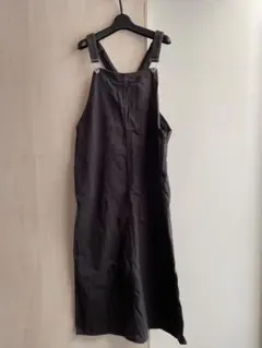 LEPSIM セミフレア ジャンスカ　ジャンバースカート　黒のサムネイル