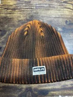 SPLR ニット帽 ビーニー オレンジ ブラウンのサムネイル
