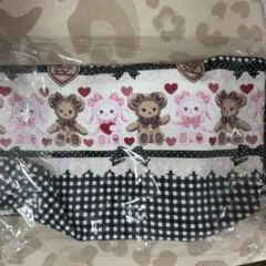 くまくみゃちゃん　うさくみゃちゃん　トートバッグ　ブラックのサムネイル