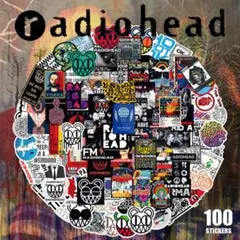 Radiohead レディオヘッド ステッカー 100枚セット 防水 シール