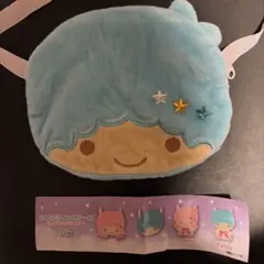 リトルツインスターズ キキフェイス　ポシェット　水色